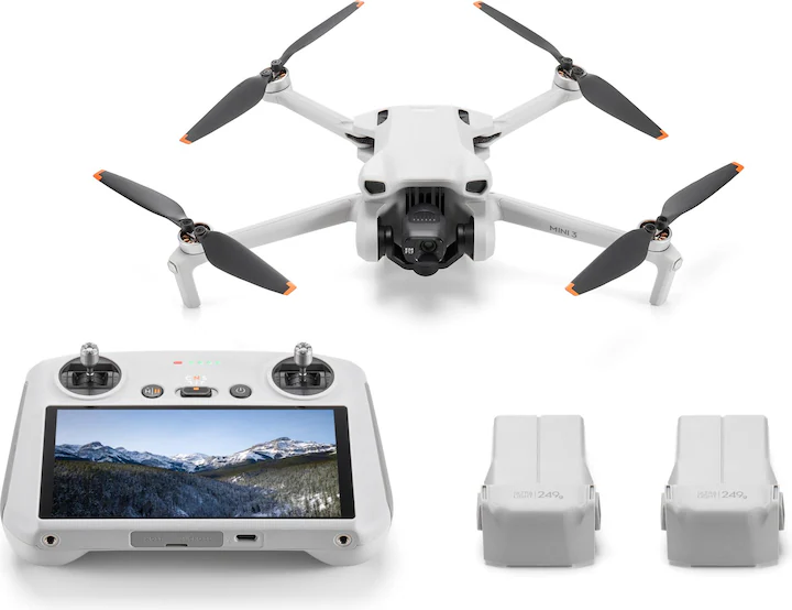 DJI Mini 3 avec contrôleur RC et Fly More Combo