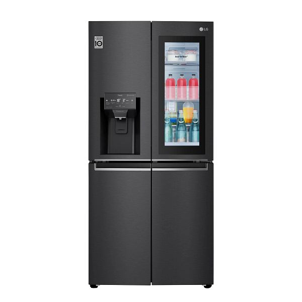 Réfrigérateur LG Multi-Door avec InstaView Door-in-Door®, capacité de 508 litres, DoorCooling+®, réservoir d’eau interne 4L, UV-Nano, SLIM Fit, GMX844MCBF